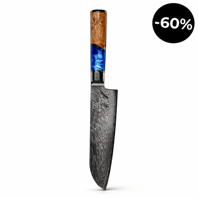 Aoki Santoku Damastmesser