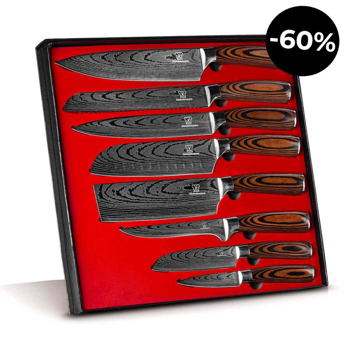 Akarui Messerset Premium 8-teilig