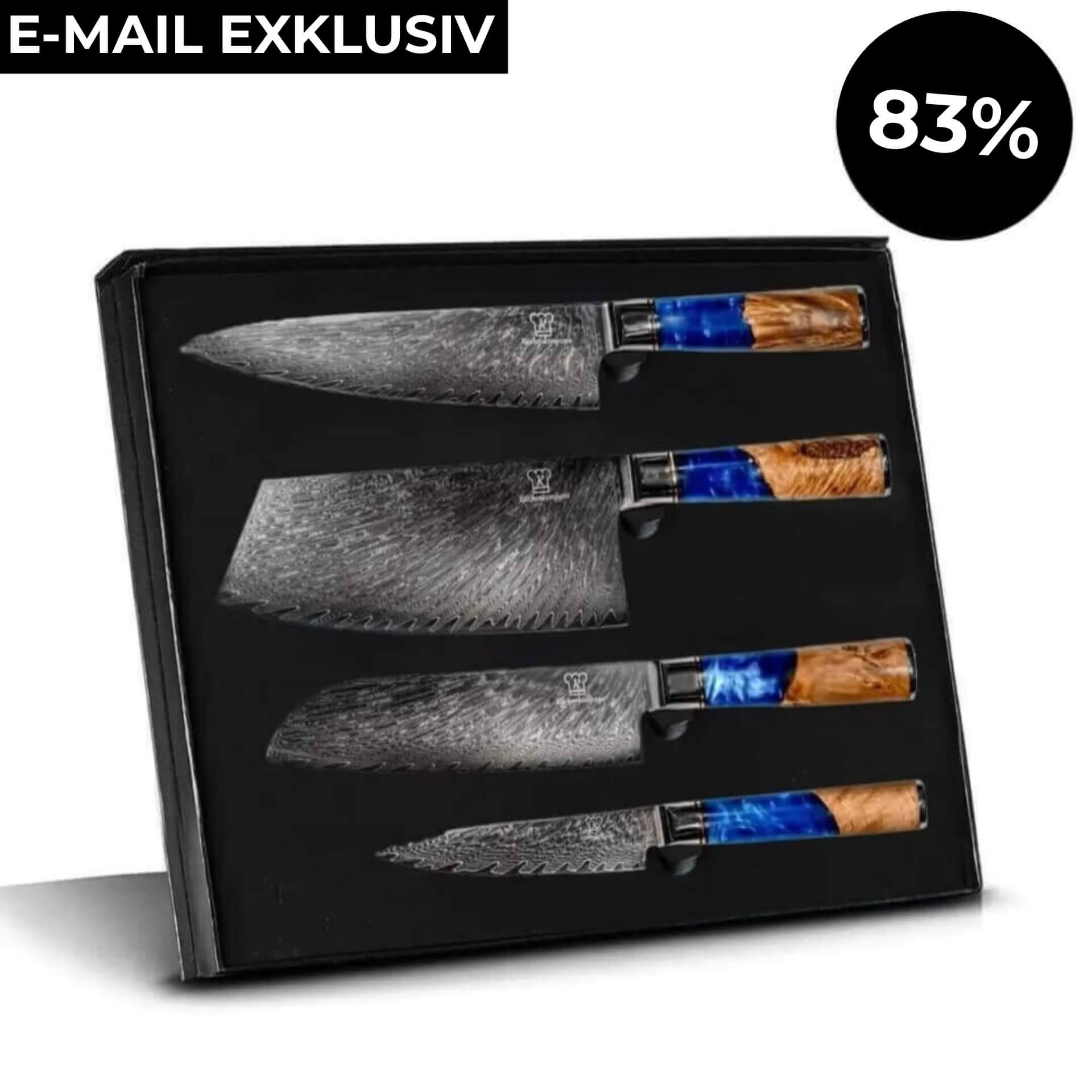 Aoki Damastmesser Set | E-Mail Exklusiv