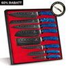 Shiburu Messerset 8-teilig + Gratis Taschenmesser