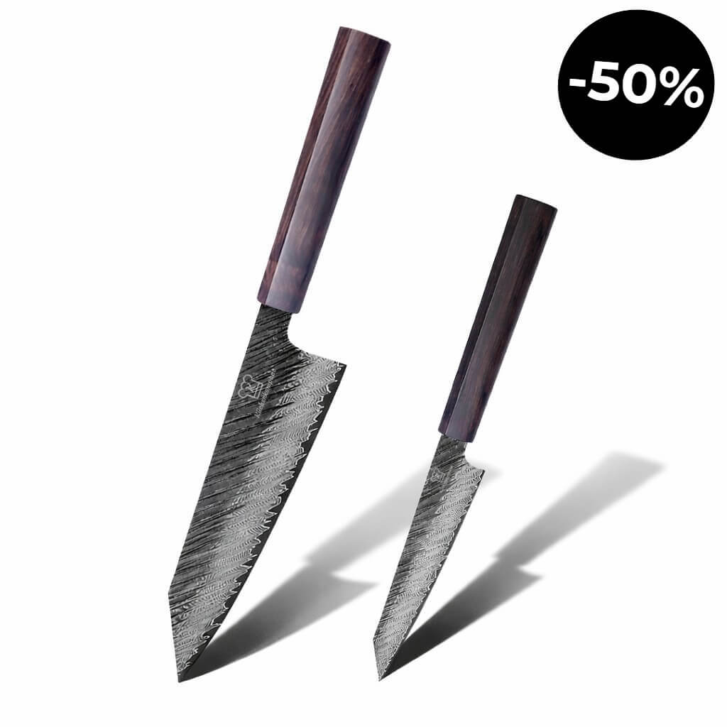 Japanisches Shibui Damast - 2er Set