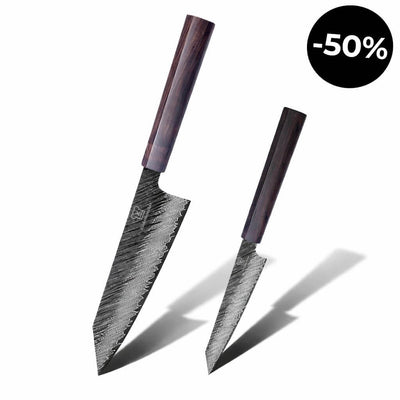 Japanisches Shibui Damast - 2er Set