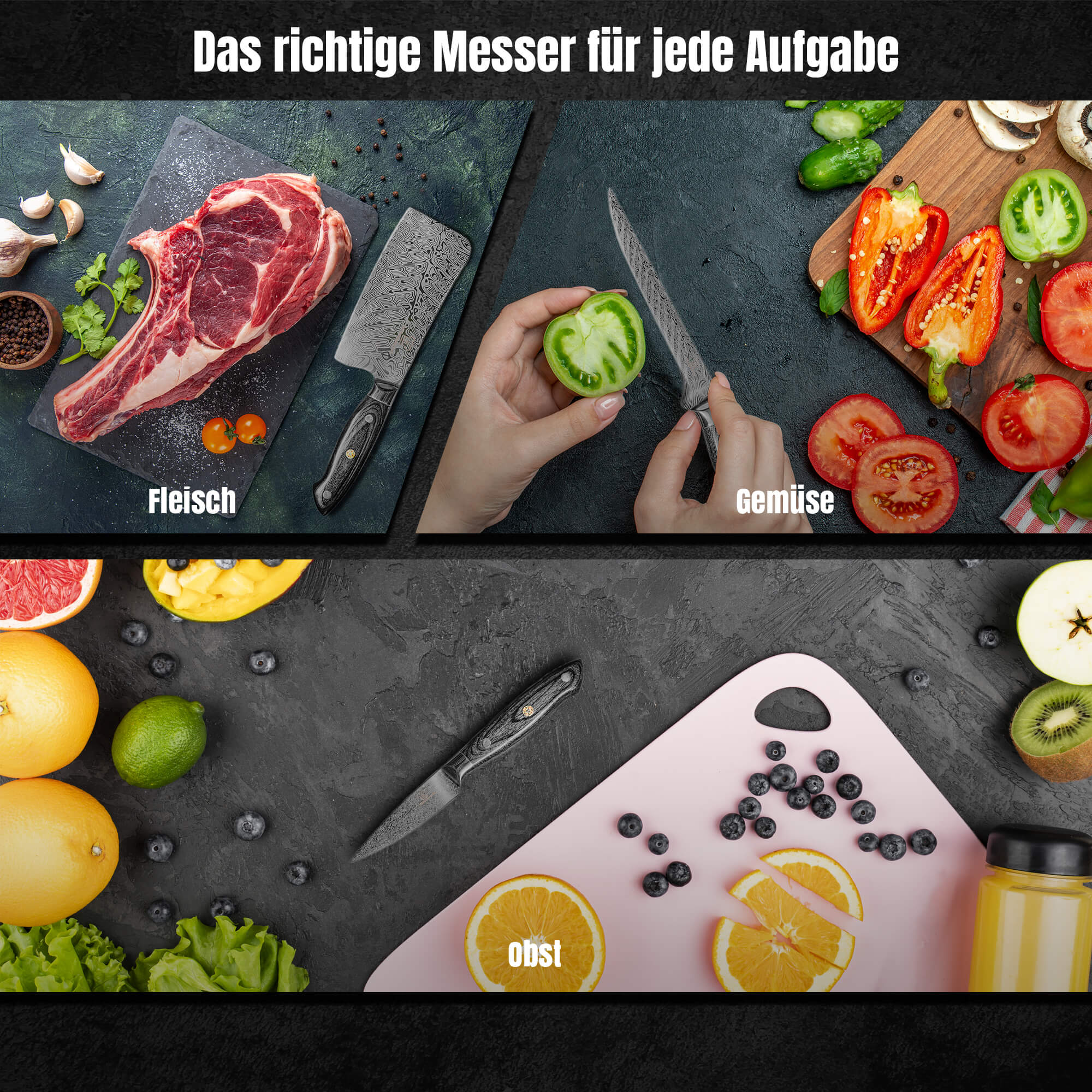 Kumai Messerset 8-teilig