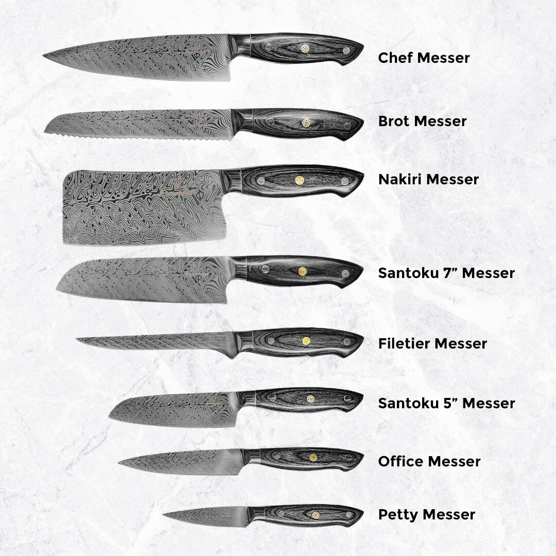 Kumai Messerset 8-teilig