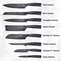 Kuro Messerset Premium 8-teilig