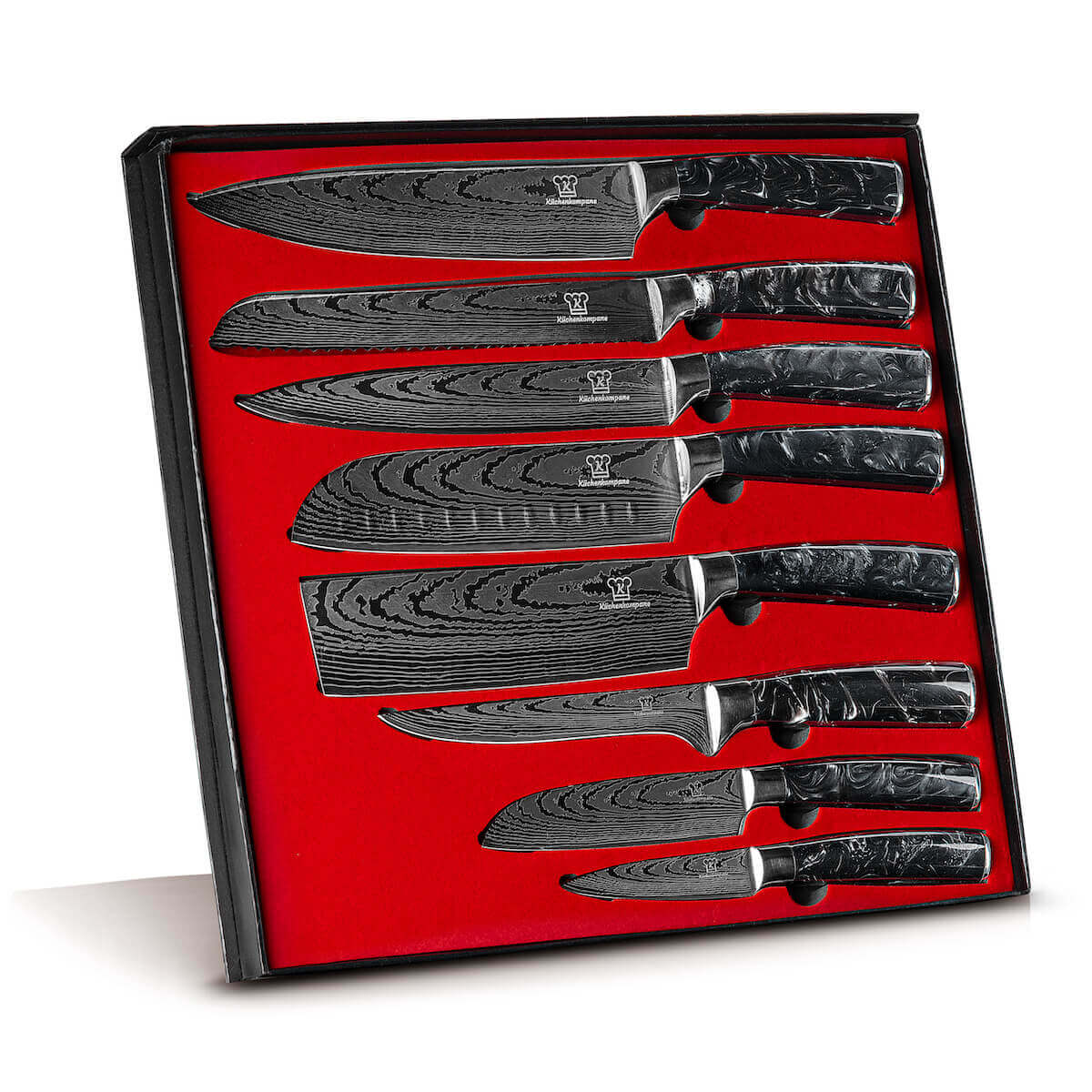 Kuro Messerset Premium 8-teilig