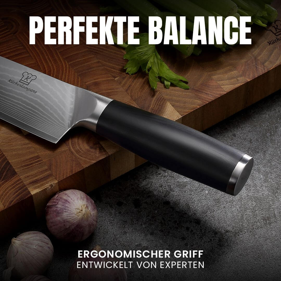 Okami Damast Chai Dao Kochmesser + Chefmesser