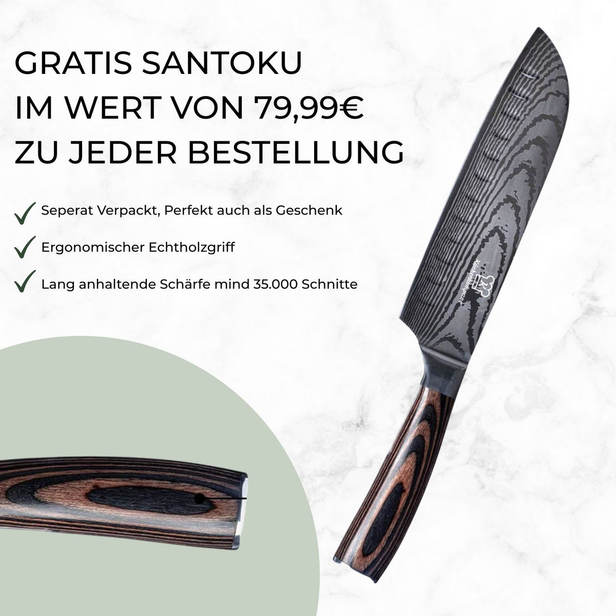 Käse-Trio: 2 Käsemesser & Käsehobel + Gratis Santoku
