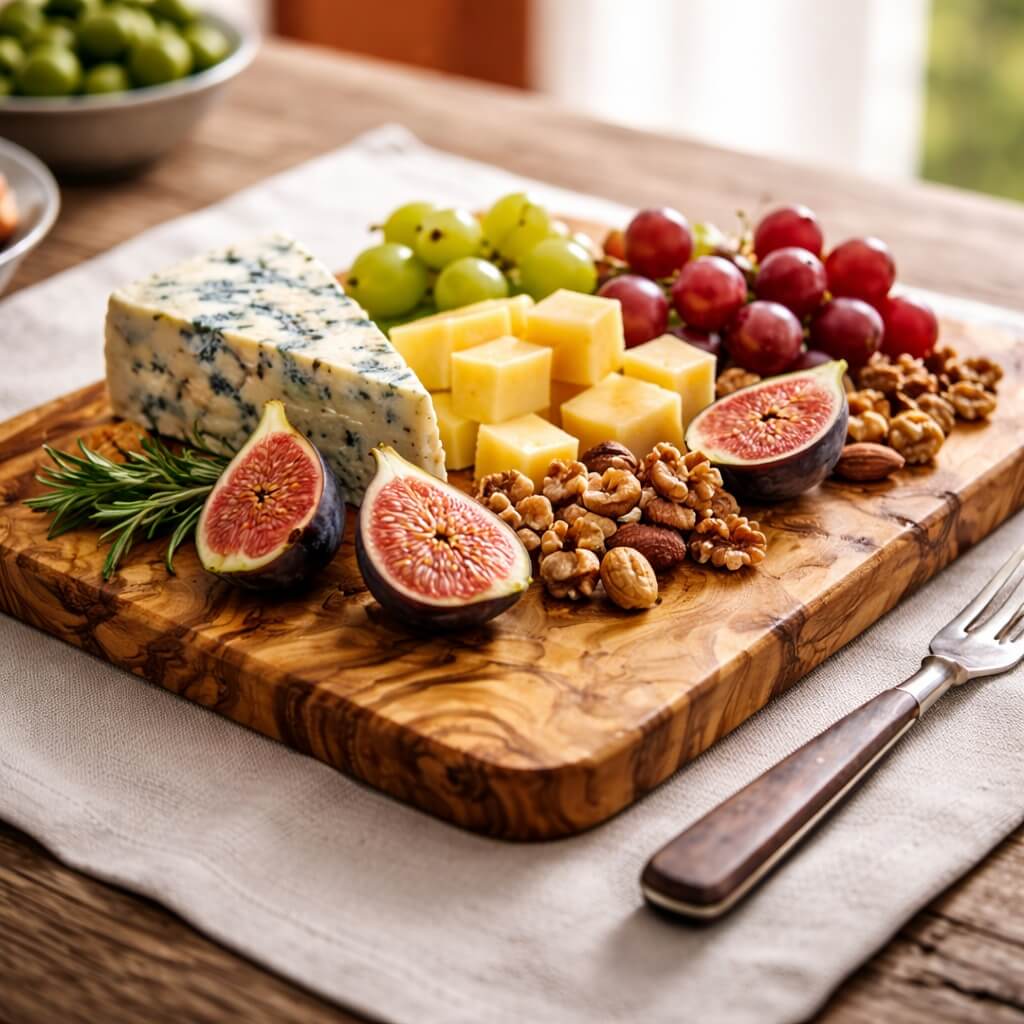 Olivenholz Schneidebrett Set (2er) – Massiv & Handgefertigt