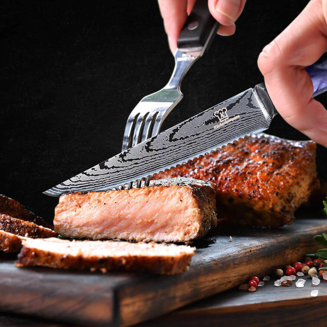 Pinku Steak-Messerset
