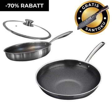 Kochset Sparangebot 3-teilig + Gratis Santoku