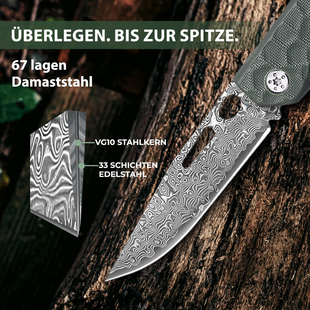 Taschenmesser Damast Urban