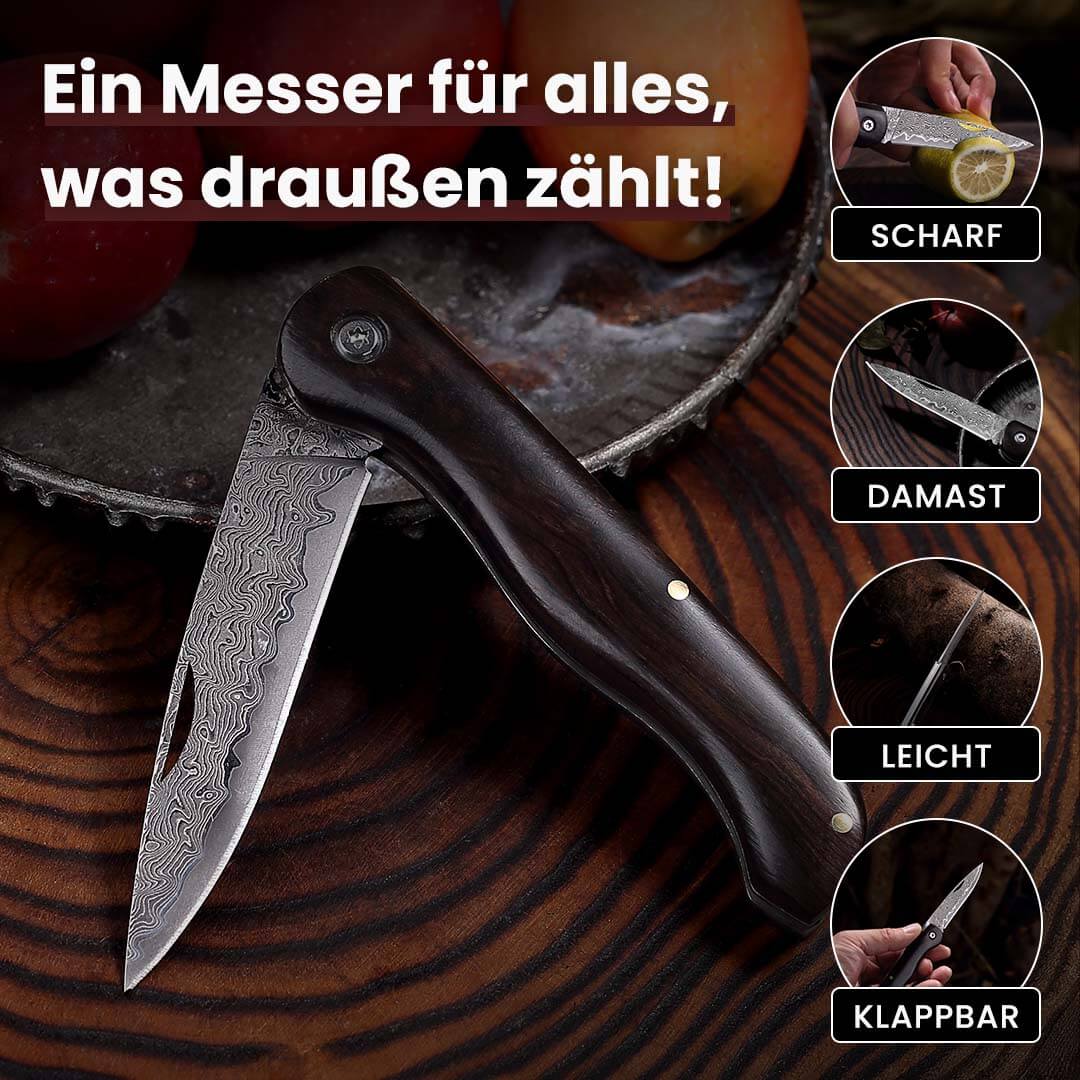 Taschenmesser Damast Ranger