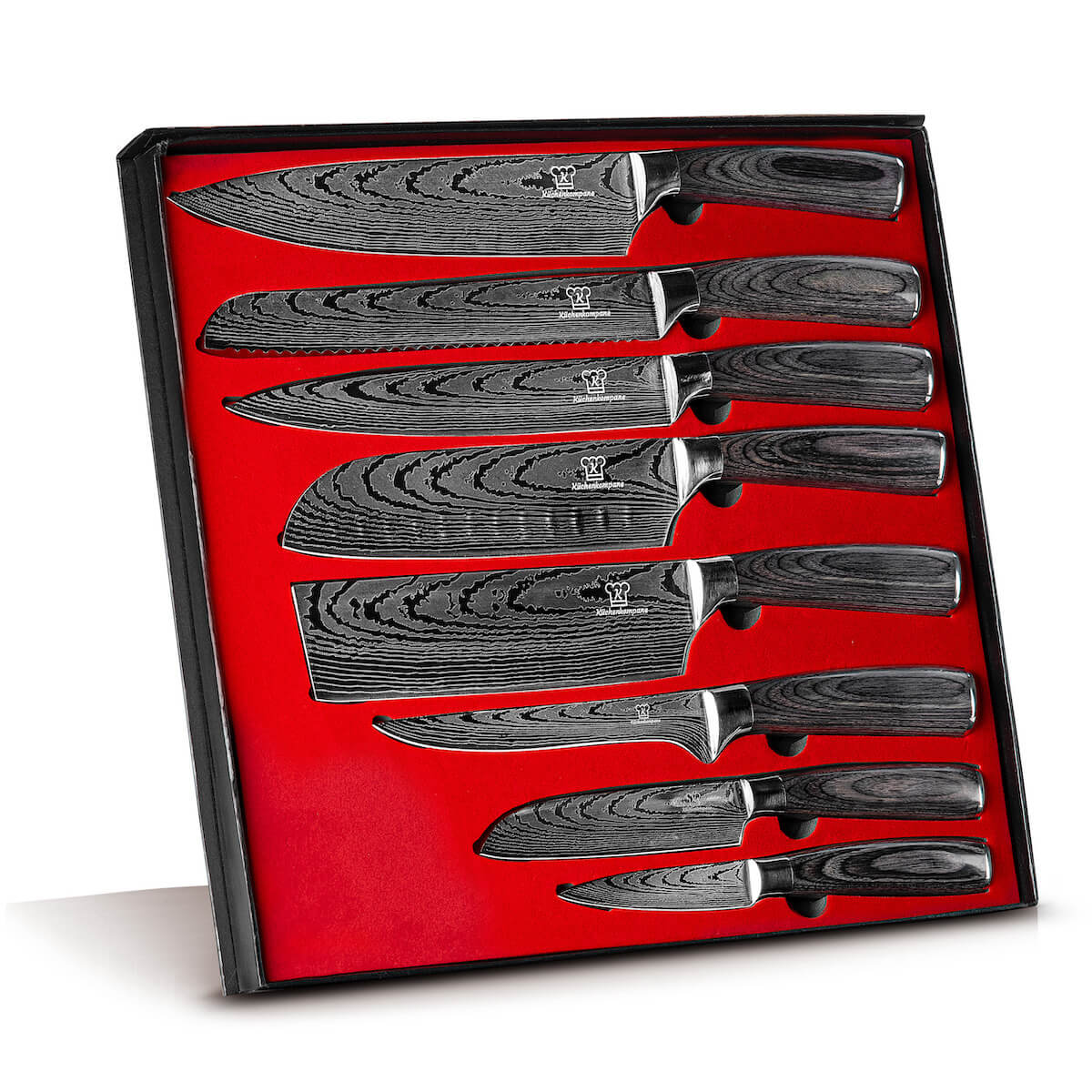 Kurai Messerset 8-teilig + Gratis Kochkurs & Buch