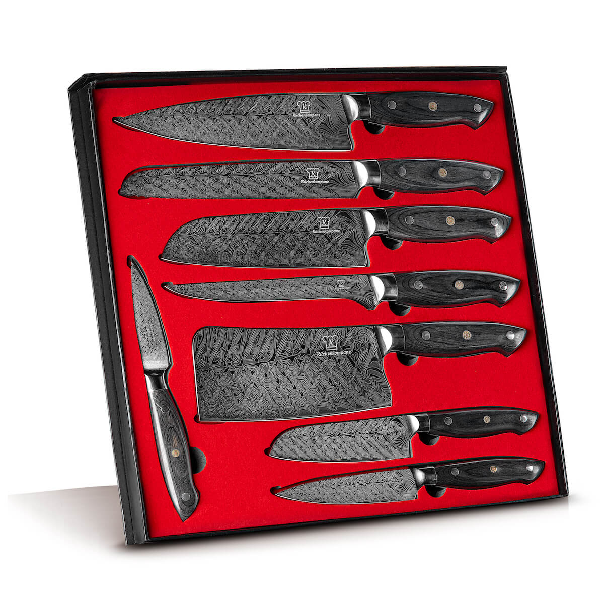 Kumai Messerset 8-teilig + Gratis Kochkurs & e-Buch