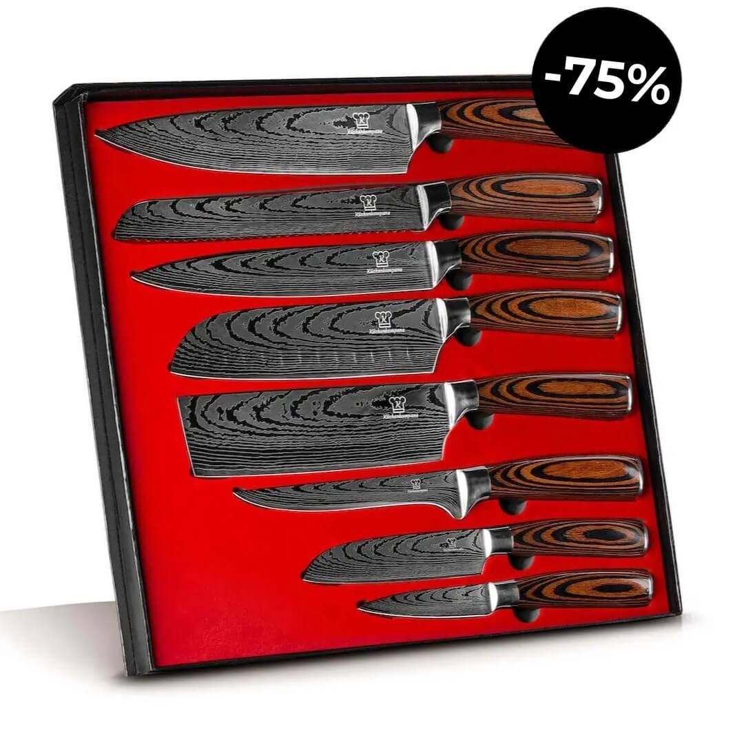 Akarui Messerset Premium 8-teilig