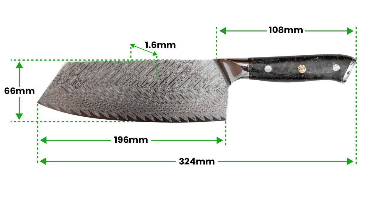 Handgeschmiedete Damastmesser