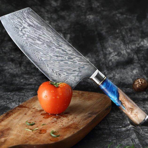 Asiatisches Messerset + Messerblock magnetisch