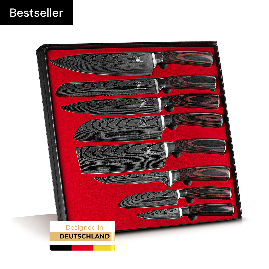 Premium Messerset (+ GRATIS Block & Schärfer)