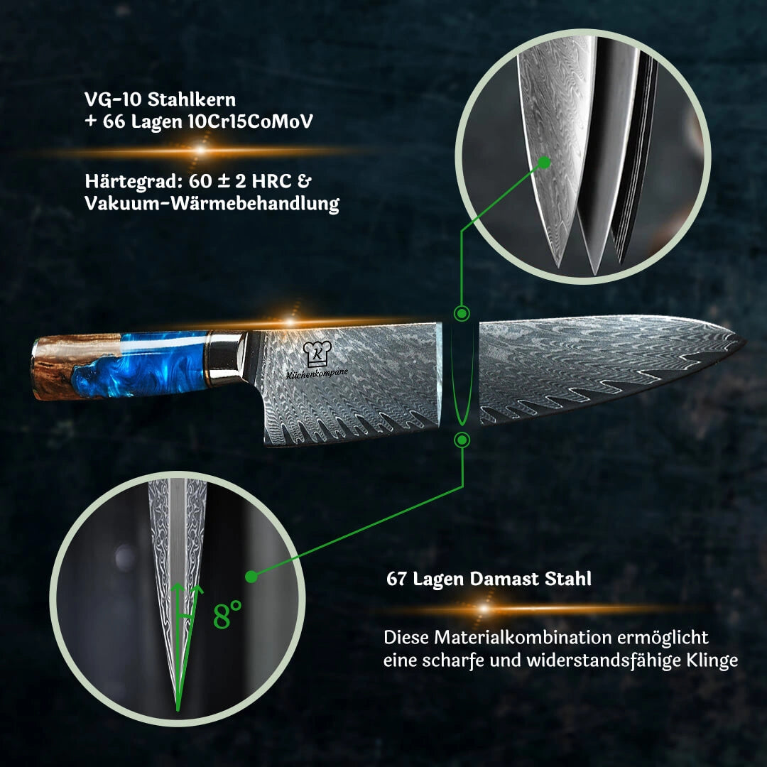 Aoki Chef Damastmesser