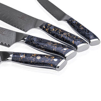 Kiiro Damastmesser Set Griffe