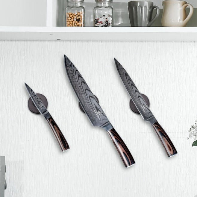 Magnetischer Messerhalter- selbstklebend rund – Küchenkompane