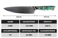 Sheru Chefmesser maße