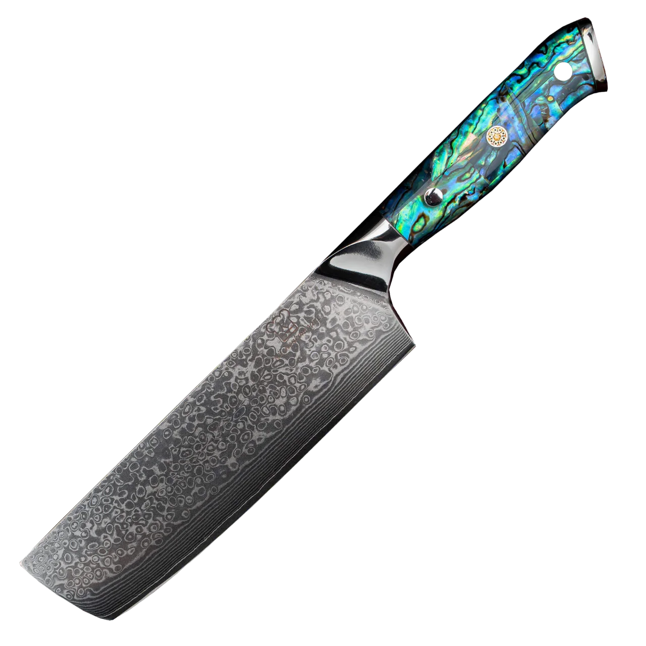 Sheru Damast Nakiri Messer, rechteckige Klinge für Gemüse